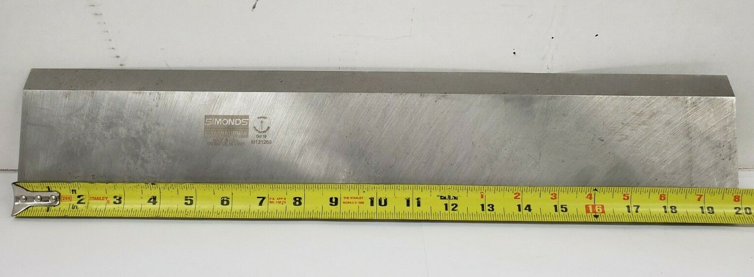 Simonds M121260 Chipper Blade 20" x 4" x 3/8"
