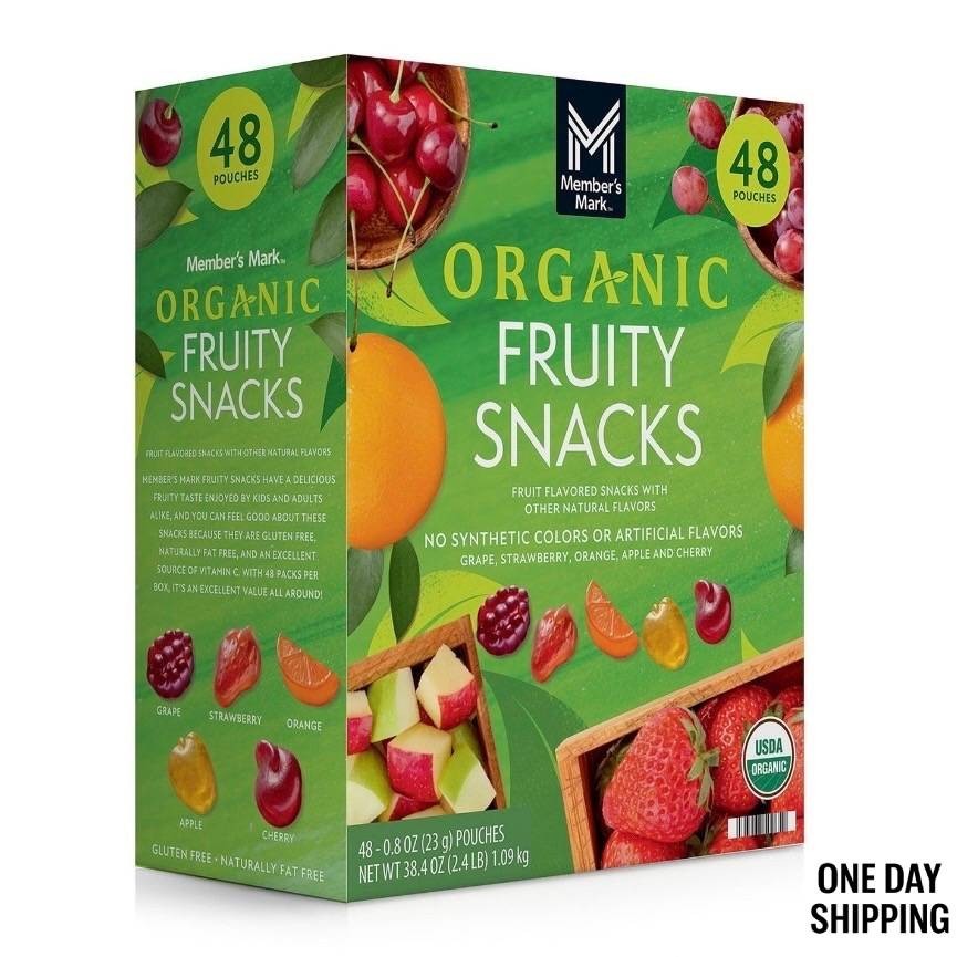 Member’s Mark Organic Fruit Snacks, 48 ct.