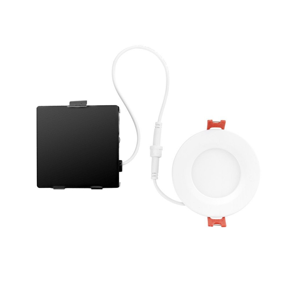 Globe Electric Recessed Lighting, 6 W, White
