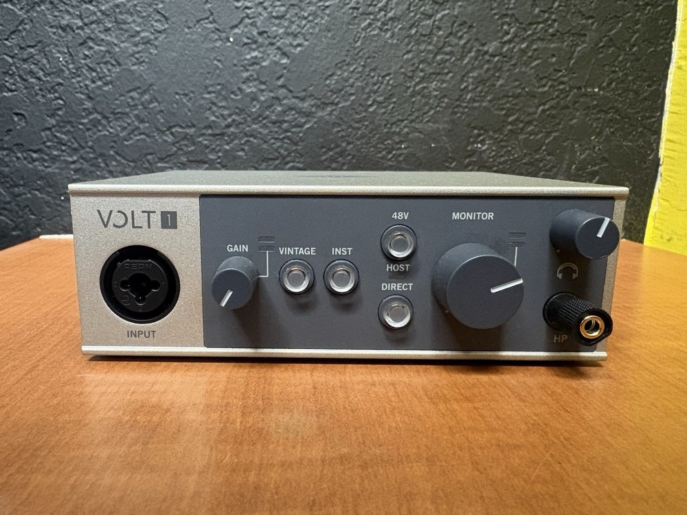 Universal Audio Volt 1 USB Audio Interface W/ Audio-Technica ATH-M20X