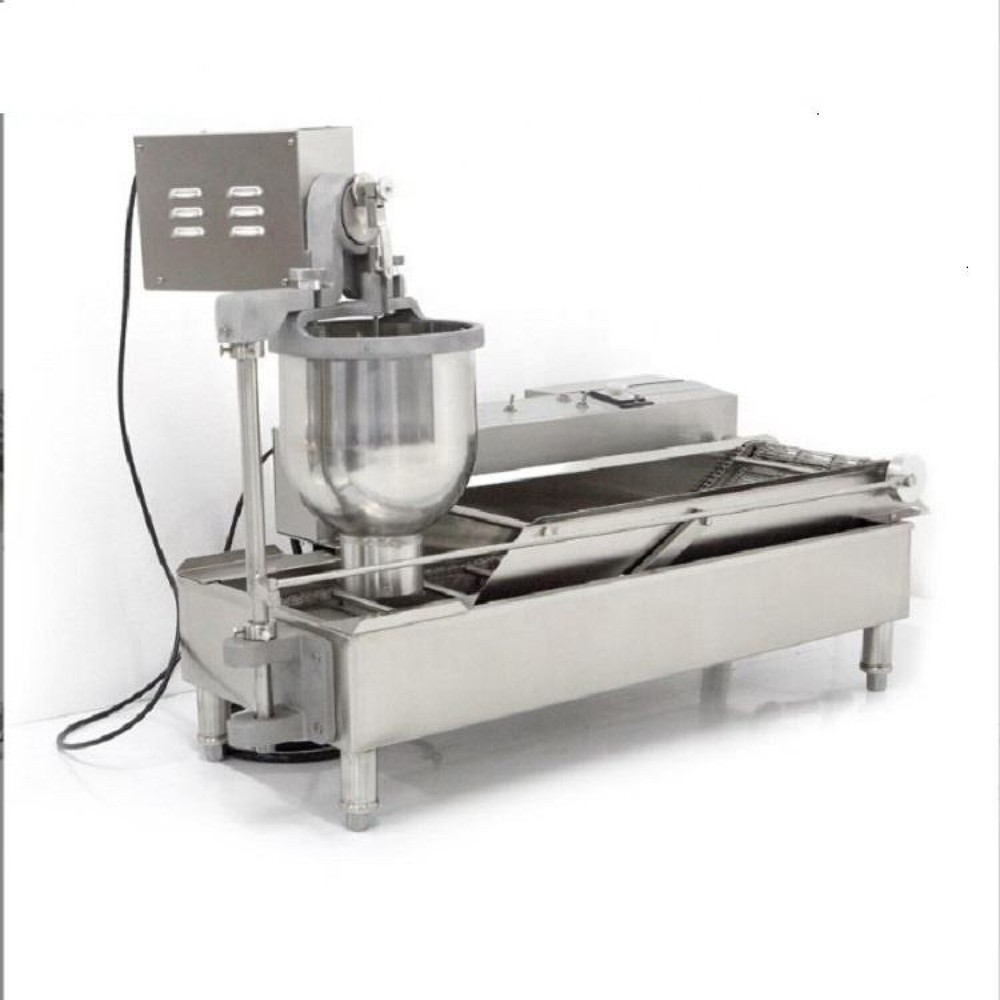 Automatic Double Row Mini Sweet Buns Machine Doughnut Donut Machine Maker Fryer