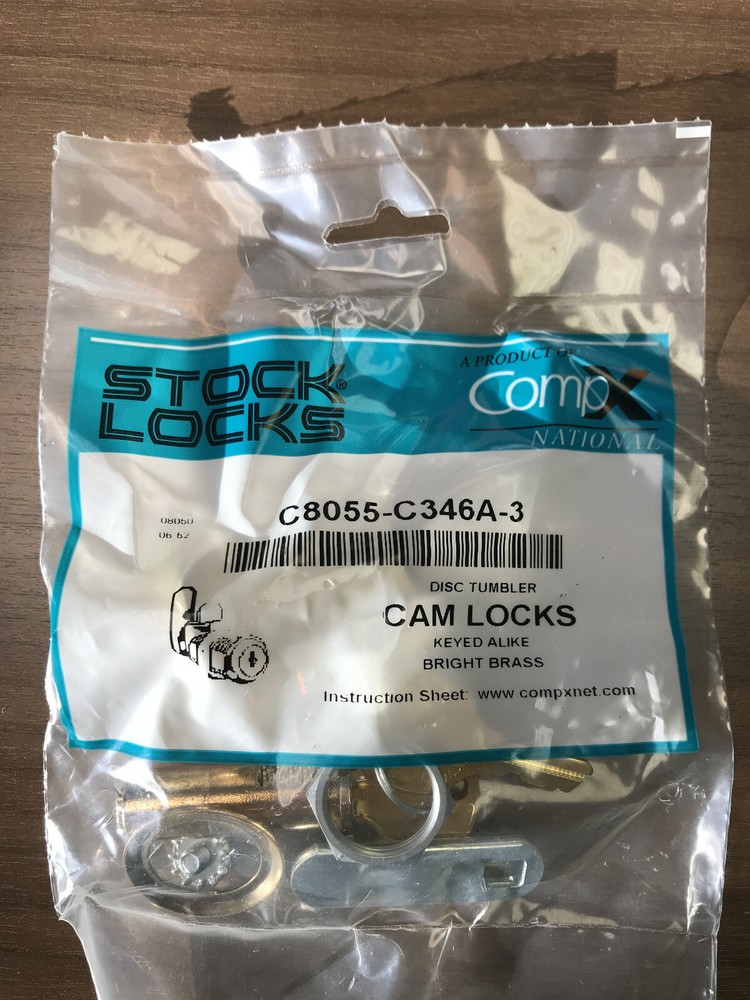 COMPX NATIONAL C8055 - C346A - 3  Cam Lock