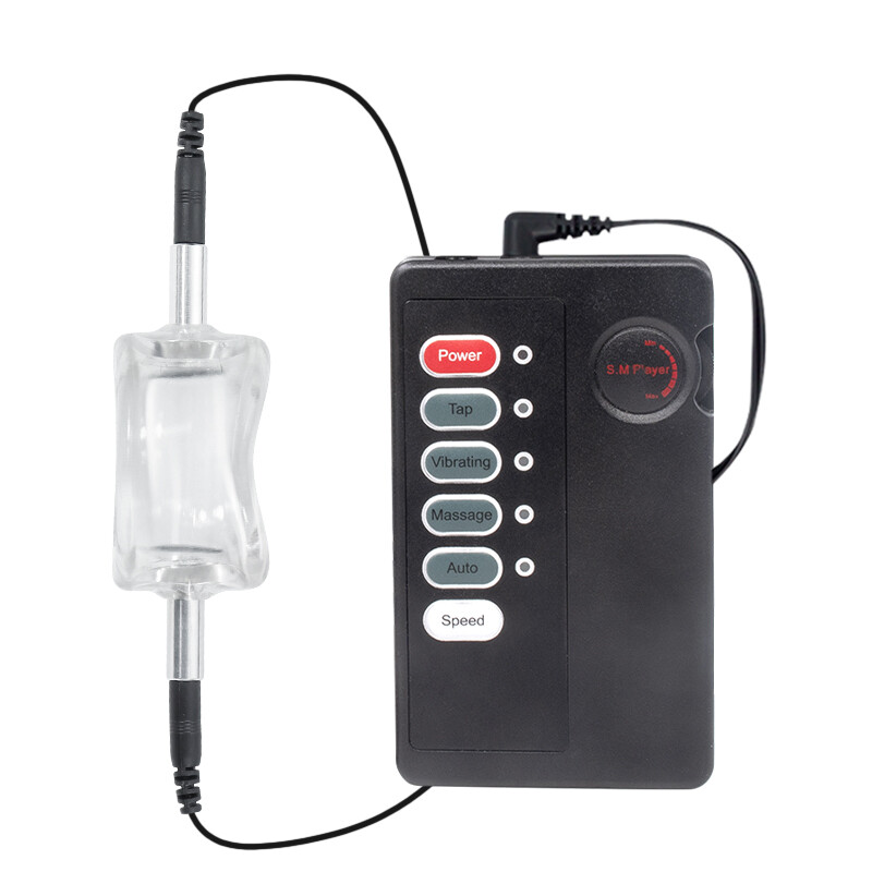 Electric Penis-Stretcher Enhancer-Ball-Scrotum-Ring-Delay-Ejaculation Men Remote