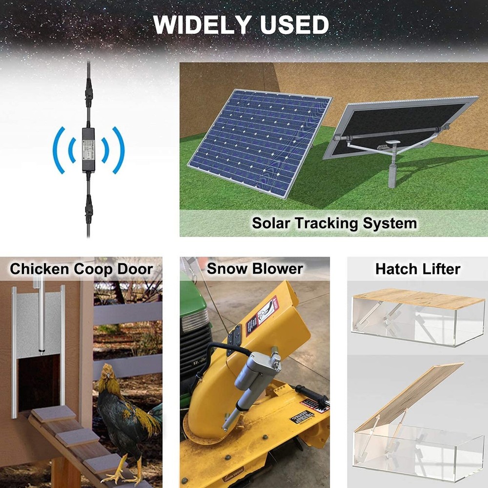 Linear Actuator Controller DC Motor 12V Momentary Switch Forward/Reverse Wire...