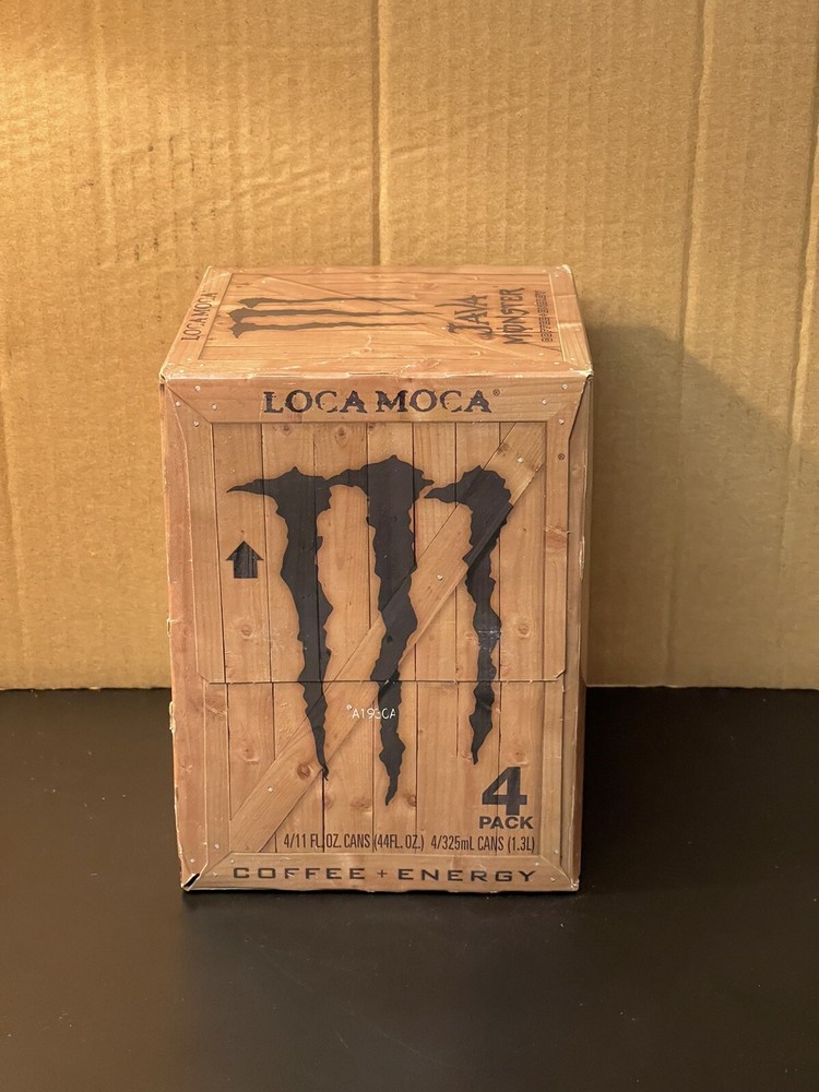 Monster Energy Java Loca Moca Full 4pk 12oz Cans SKU 0516