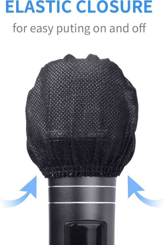 400 Pcs Disposable Microphone Covers - Individually Wrapped