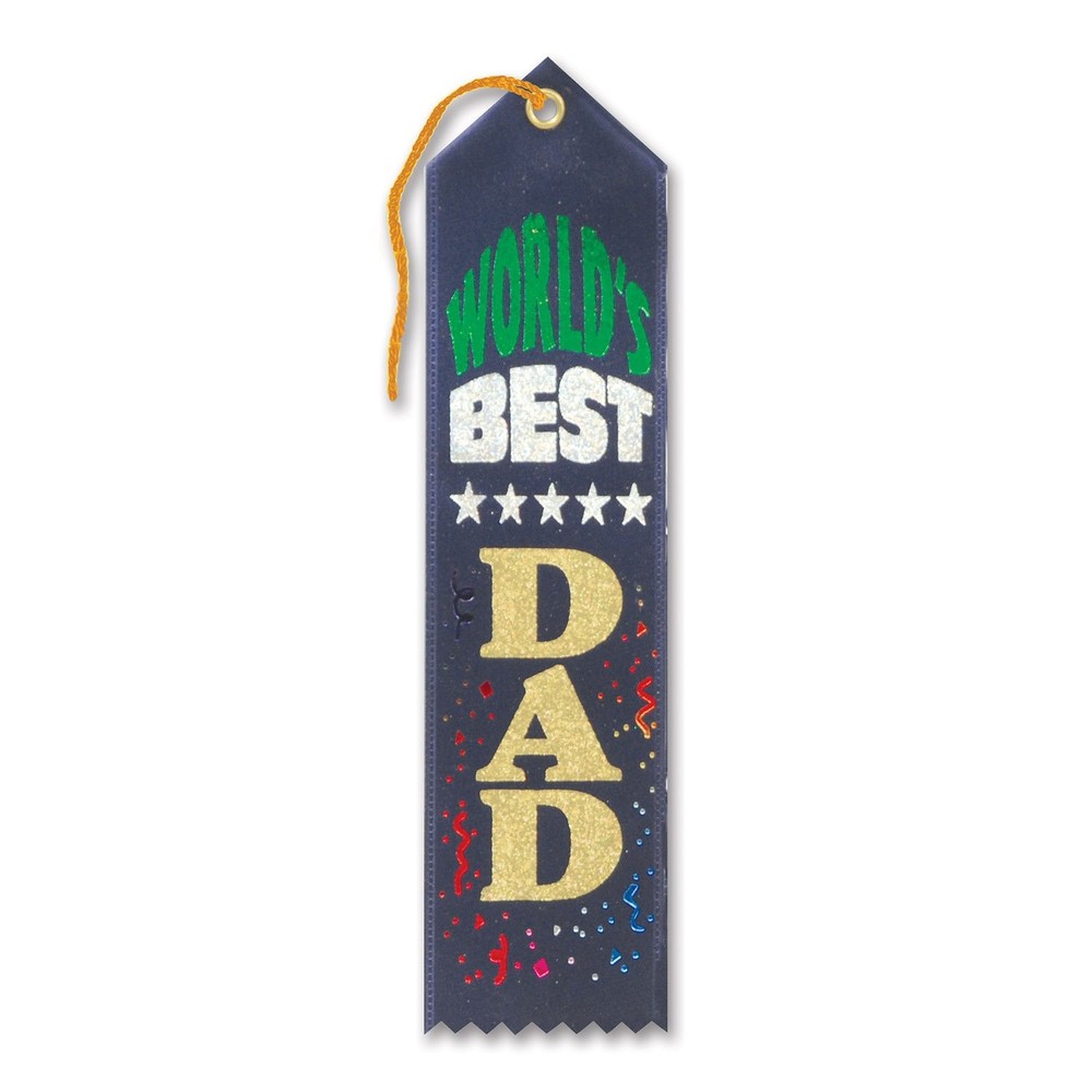World's Best Dad Ribbon