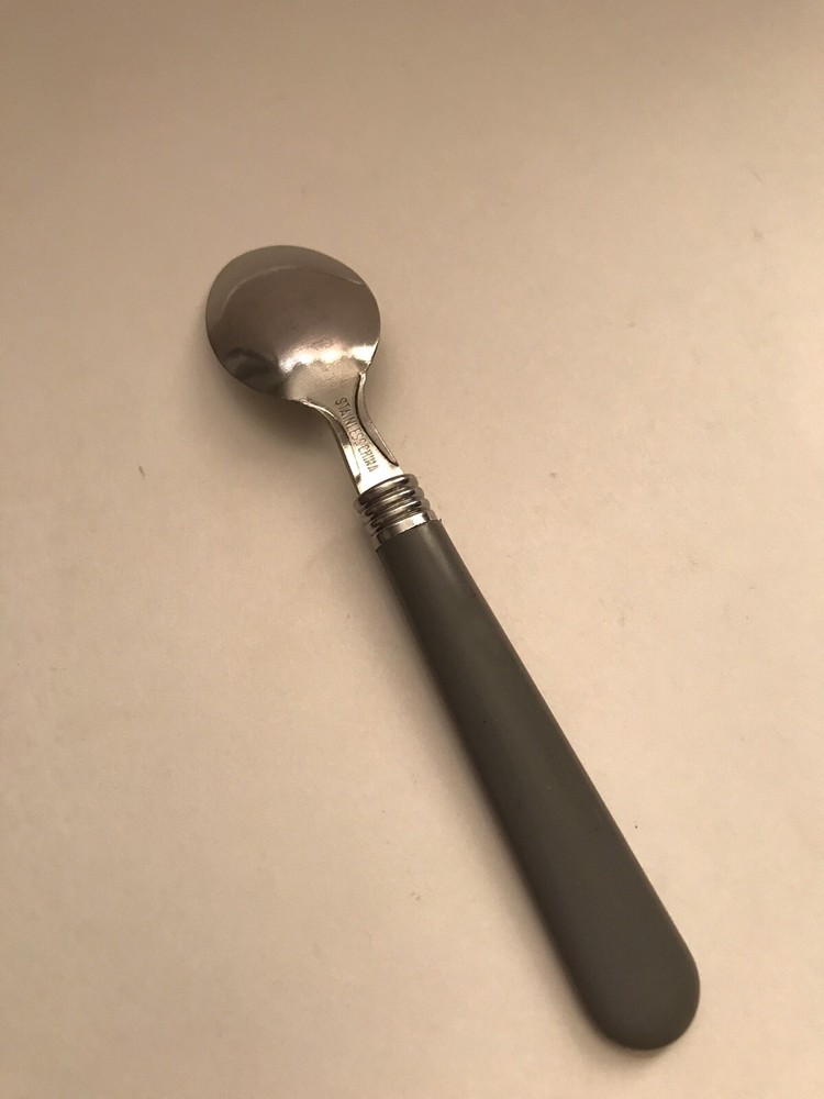 Gibson? Stainless GREY Plastic TEASPOON 6” EUC