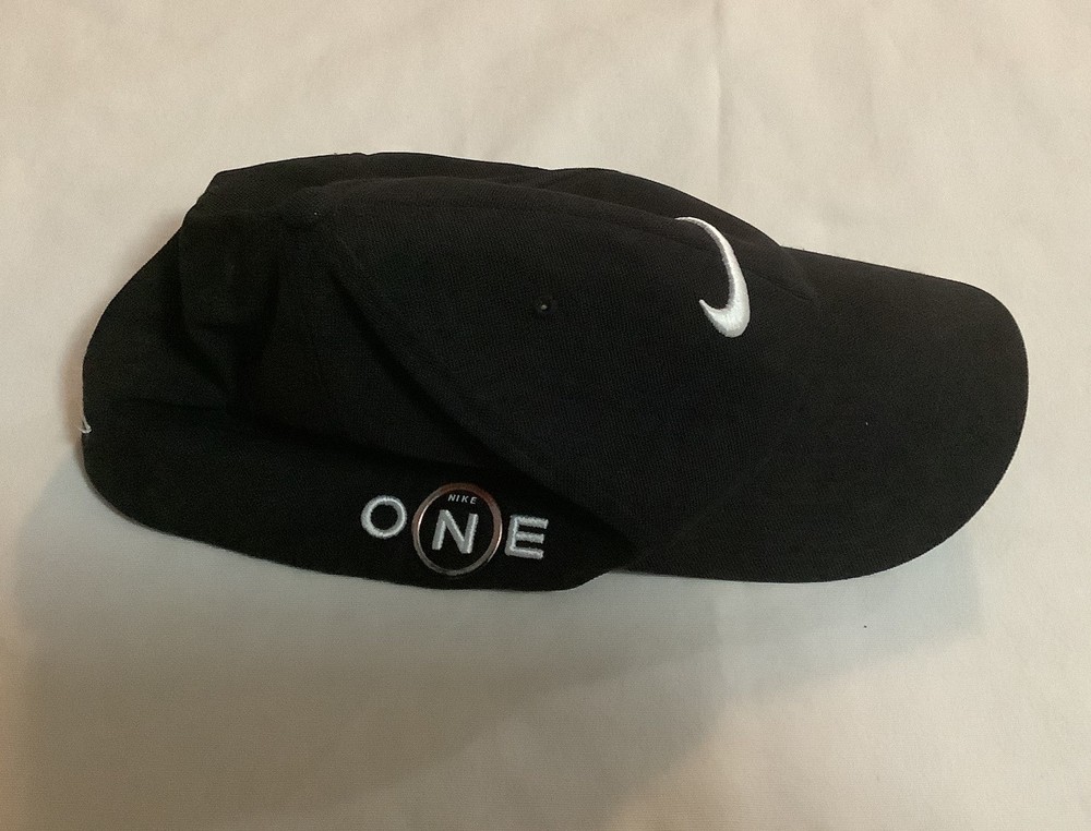 Nike One Golf Baseball Cap Black One Size Not Adjustable