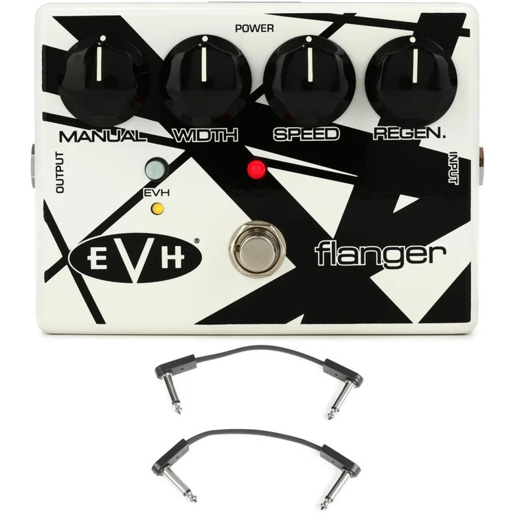 MXR EVH117 Eddie Van Halen Flanger Pedal with EBS Patch Cables