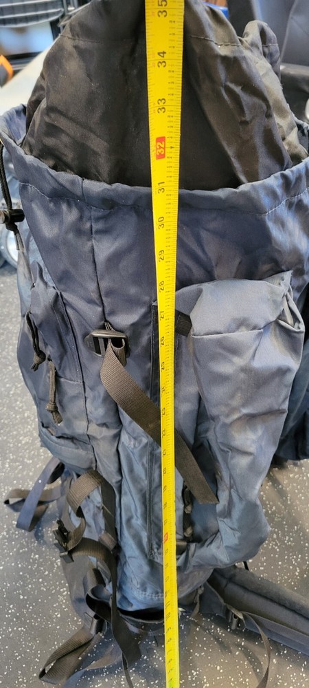 Camp Trails Gray/Black Internal Frame Backpack Padded Adjustable Nylon