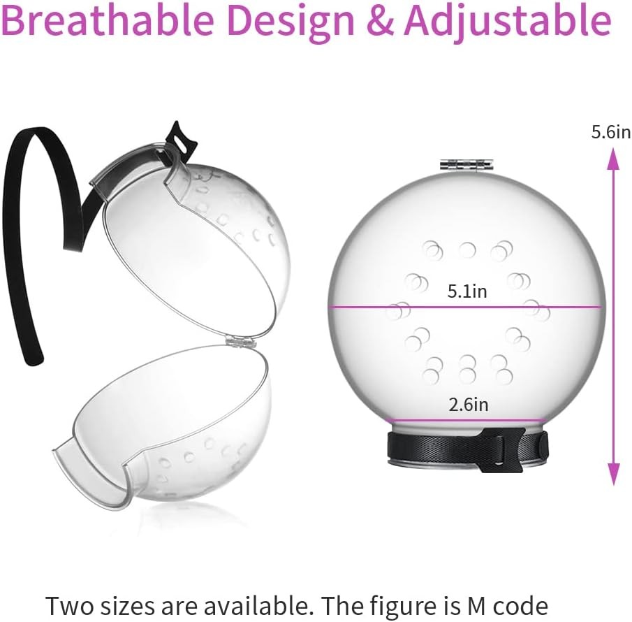 Cat Muzzle Combo Adjustable Cat Hood Breathable Anti-Bite Muzzles to Prevent