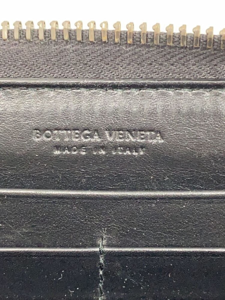 BOTTEGA VENETA Long Wallet Black Solid Men's