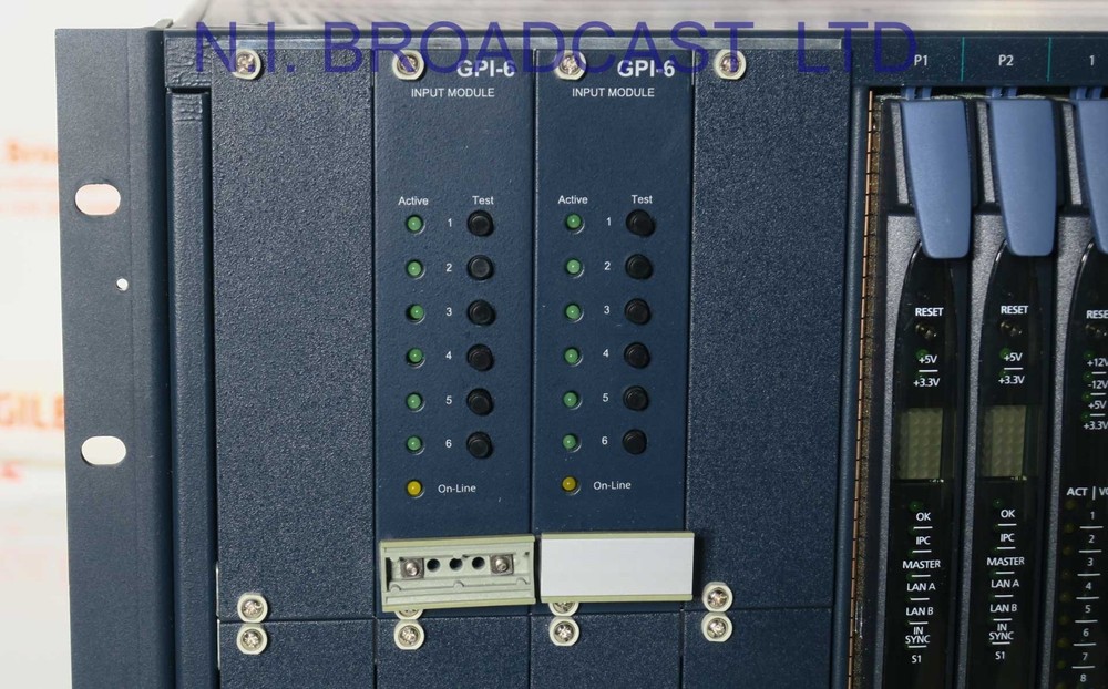 Clearcom Eclipse HX 64x channel intercom and 2x GPI6 modules