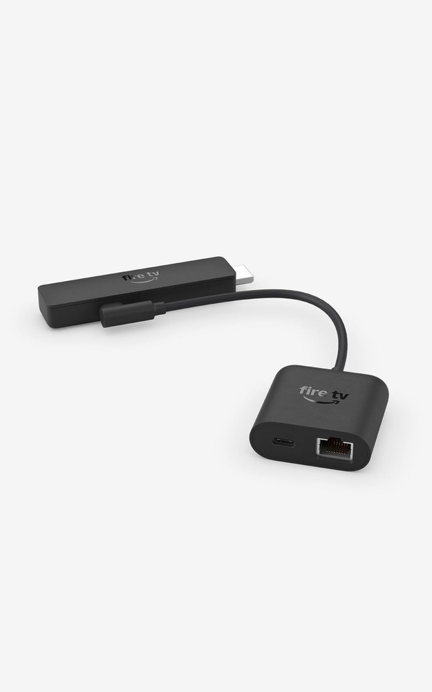 Right Angle USB-C Ethernet Adapter for Fire TV Stick HD (newest model)