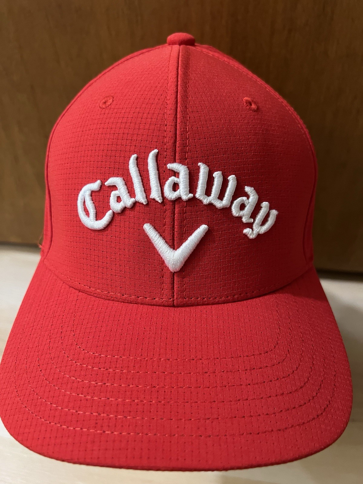 NWT Callaway Performance Pro Odyssey Red Adjustable Strapback Golf Hat Cap New