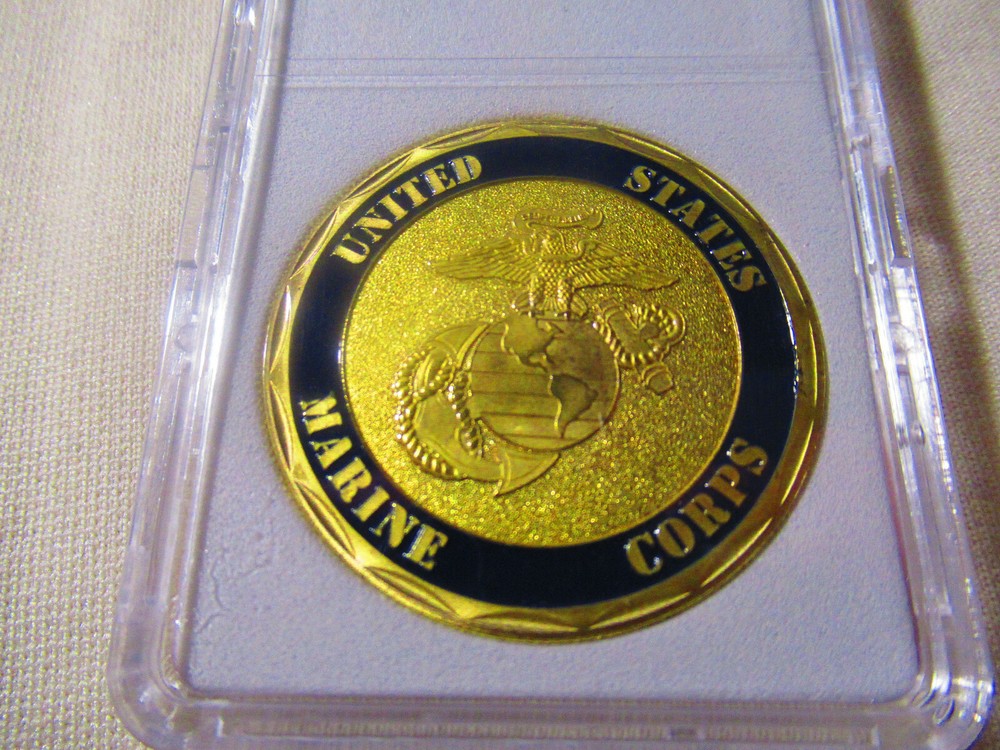 US MARINE CORPS - 14th MARINE REGIMENT Challenge Coin