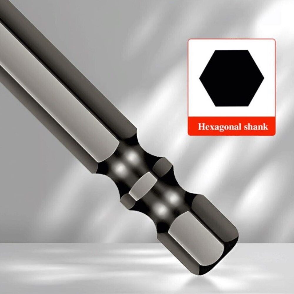 Eccentric Drill Conventional Hex Shank Design Features Staggered Edge Design New