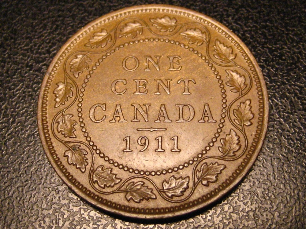 1911 Canadian Large Cent