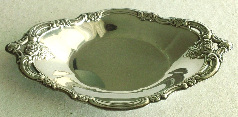 Small 9.25 Inch Silverplate Tray Marked Community, Possibly Gravy Boat Drip Tray
