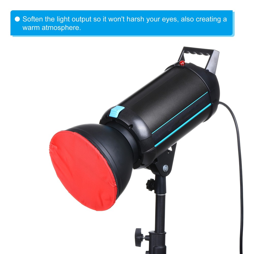 5pc 7" 18cm Soft Diffuser Lamp Cover Light Strobe Reflector Lamp Sock Multicolor