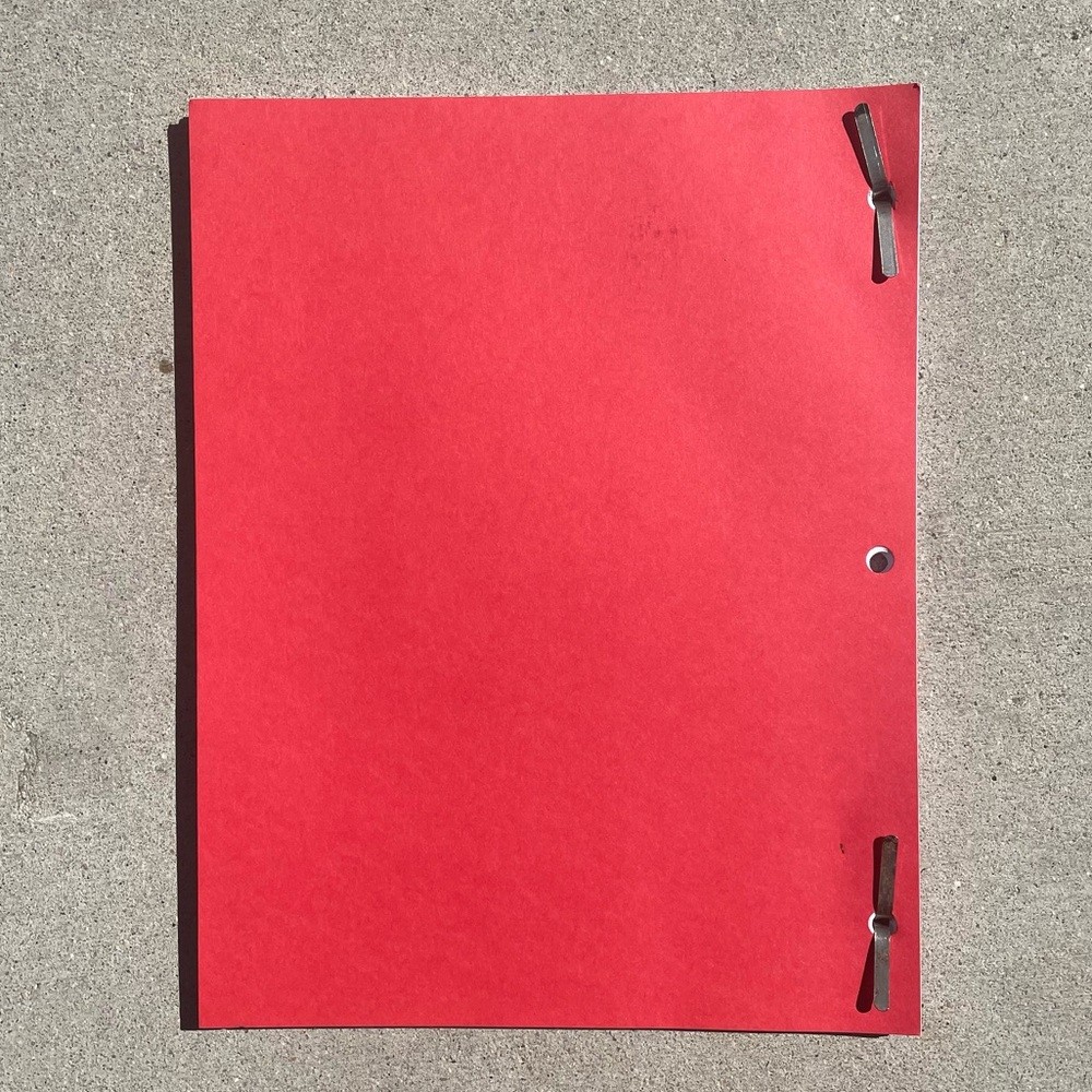 American Dad 2006 Original Production Used Table Draft Script Ep Red October Sky