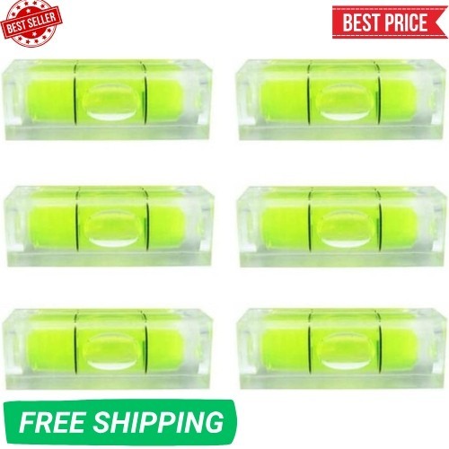 6pcs Small Bubble Level Mini Square Bubble Spirit Levels Leveling Tools New...