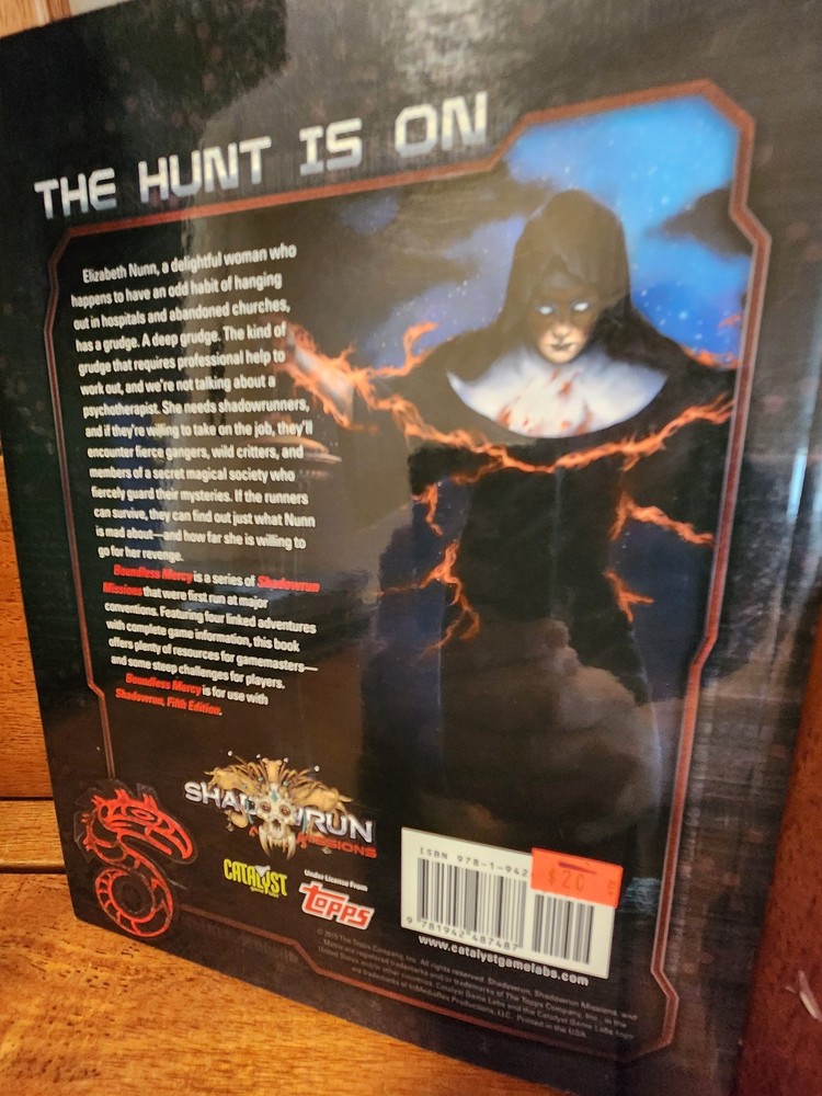 Shadowrun 5e RPG Boundless Mercy Missions Compilation New!