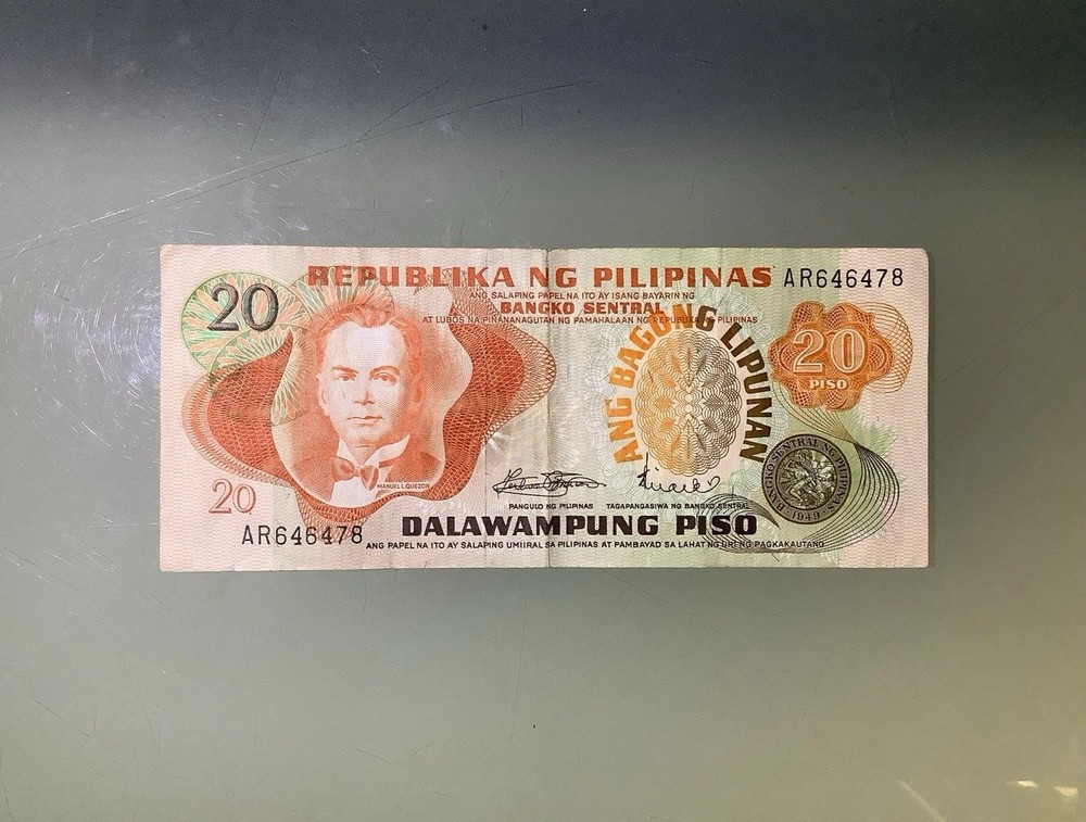 Philippines 20 Piso 1978 Circulated