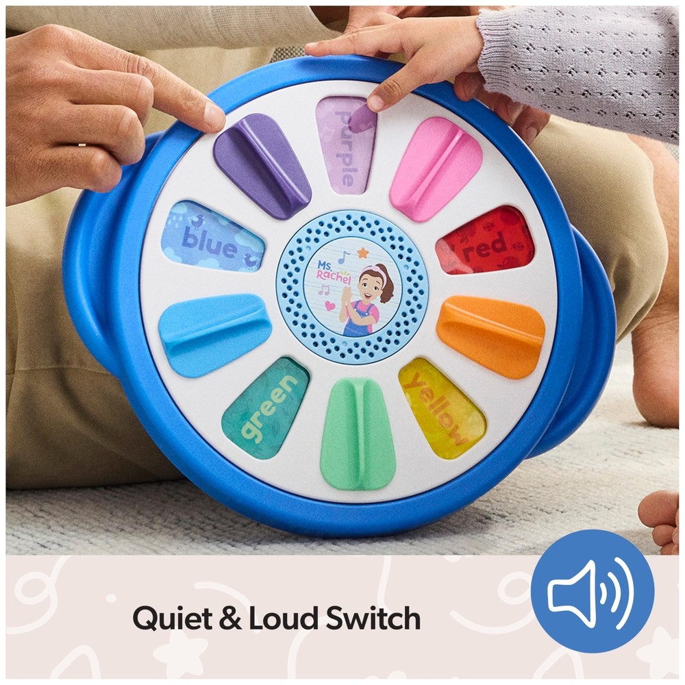 Ms. Rachel Official Spin Along Learning Wheel with 3 Learning Play Modes, Edu...