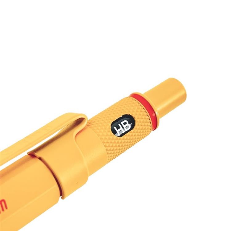 Rotring 600 Mechanical Pencil 0.5mm Yellow Loft Limited w/ HB Lead Japan FS NEW