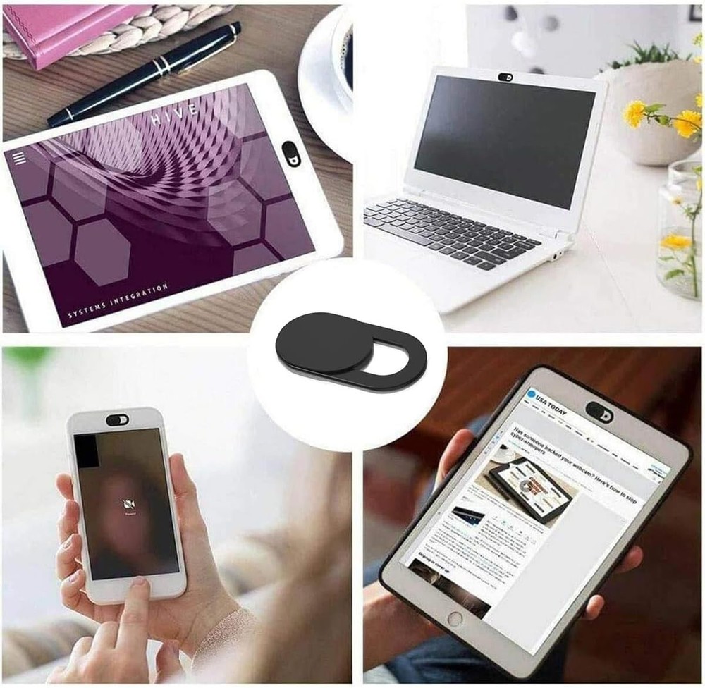 Ultra Slim 8 Pack Camera Privacy Shields for Windows Mac Android