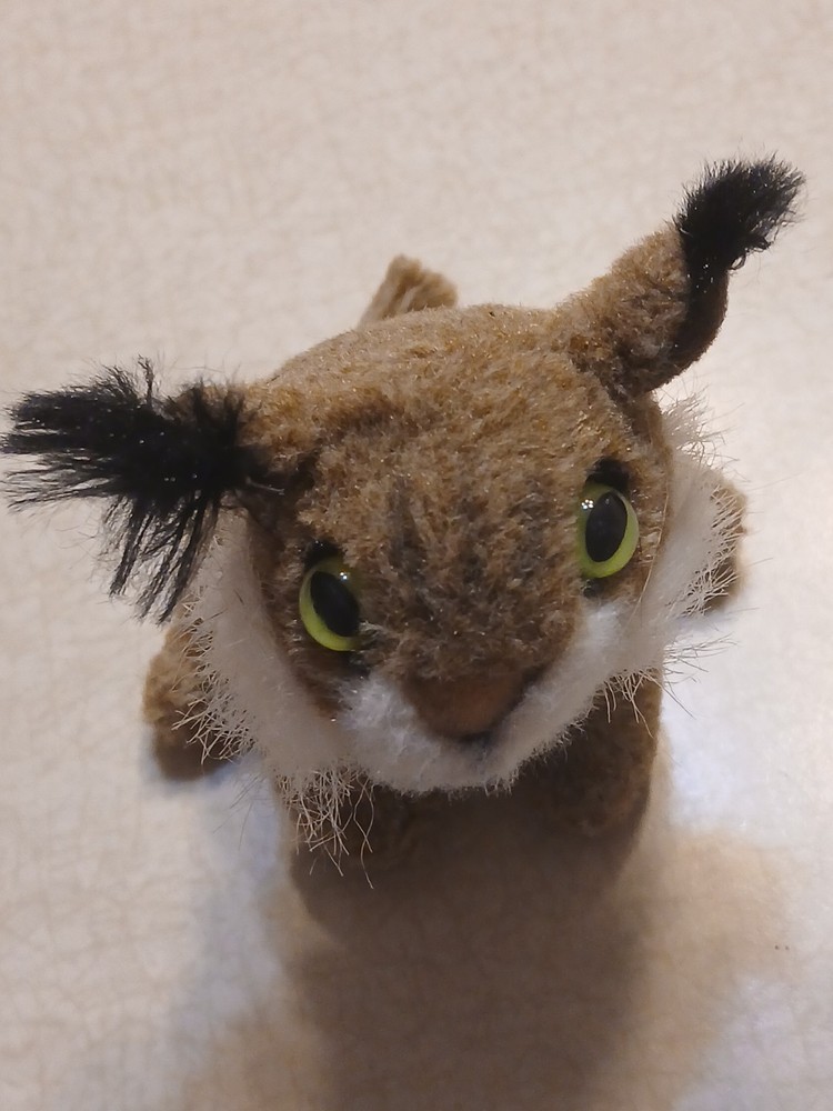 Folkmanis Finger Puppet Mini Bobcat Pretend Play