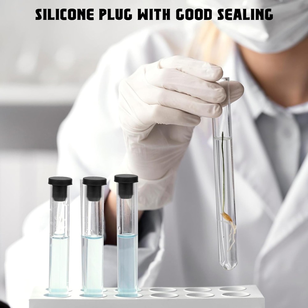 Silicone Hole Plugs Assorted Sizes 80 Pcs Black