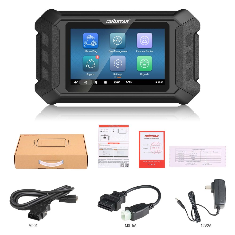 OBDSTAR iScan for HONDA Marine Diagnostic Scanner Tool Data Flow Action Test US