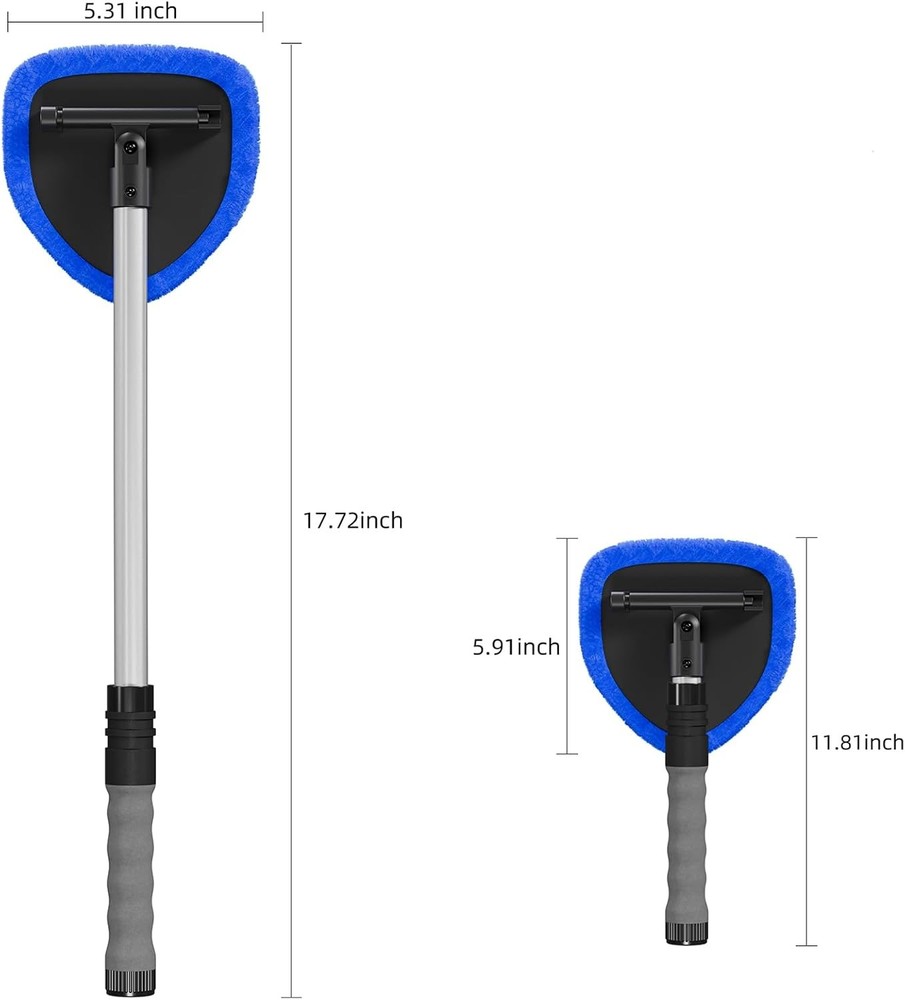 desin Windshield Cleaning Tool, Car Window Cleaner Blue