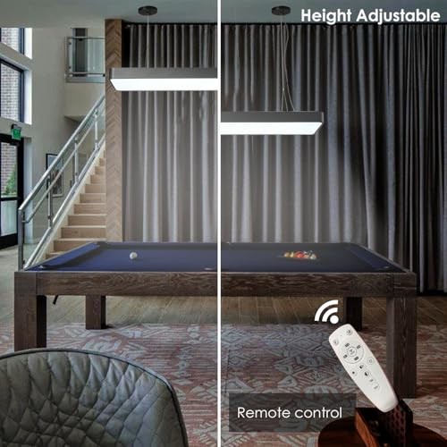 LED Billiard & Pool Table Light Hanging Light Over Pool Table for for 7'-8'