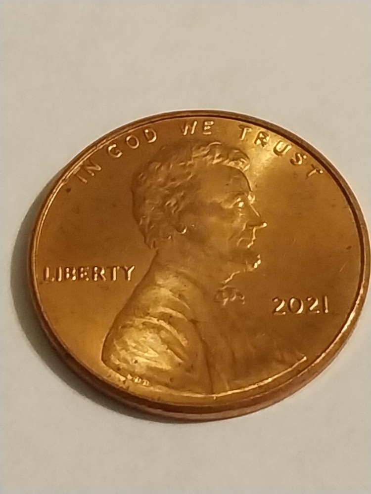 2021 P Error Lincoln Shield Cent. Obv./Rev. Die Cracks.