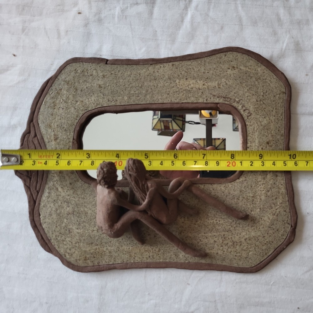 Unique Handmade Vintage Couples Reflections Mirror