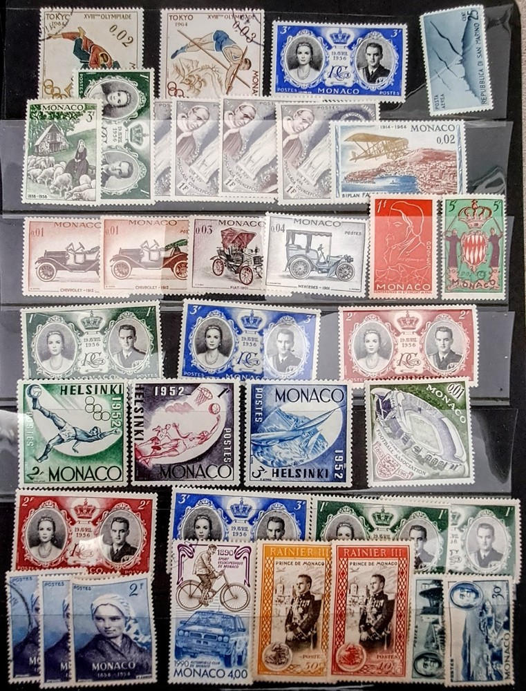 Monaco Europe Stamps Page