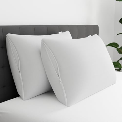 Set of 4 AllerEase Pillow Protectors - Moisture Wicking, Standard/Queen 4.0