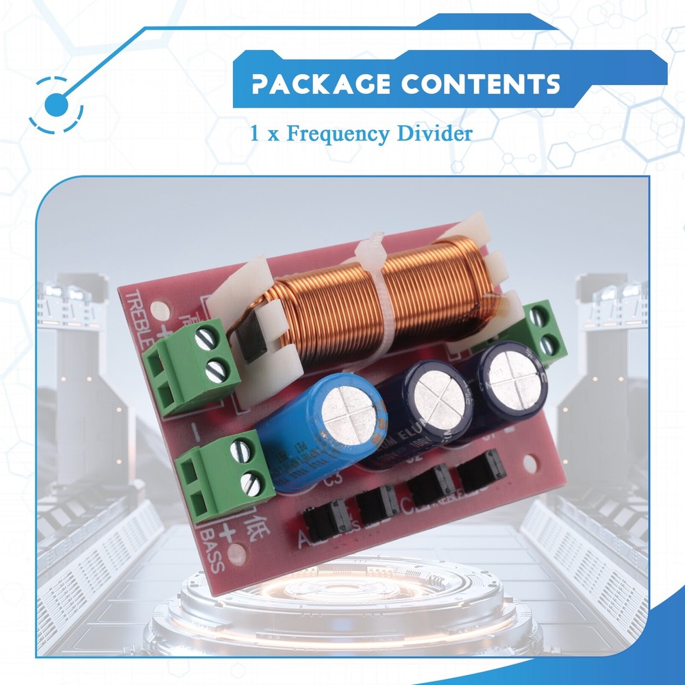 400W Speaker Crossover 2 Way High-Low 4-16 Ohm Frequency Divider for8274