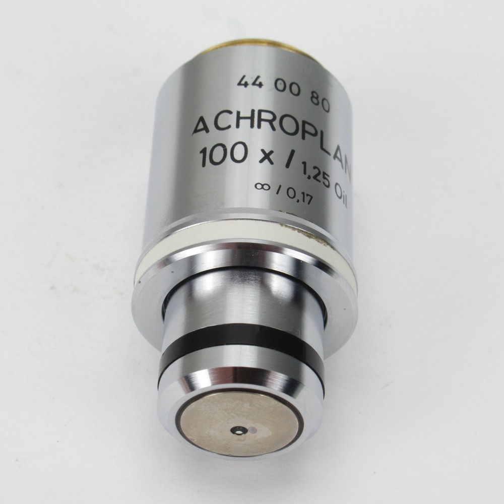 ZEISS ACHROPLAN 100X/1.25 OIL INFINITY CORRECTED MICROSCOPE OBJECTIVE - 440080