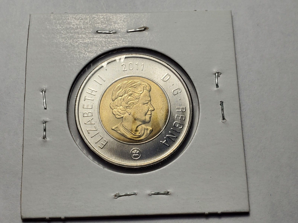 2011 CANADA PL Two Dollar Toonie Coin T145
