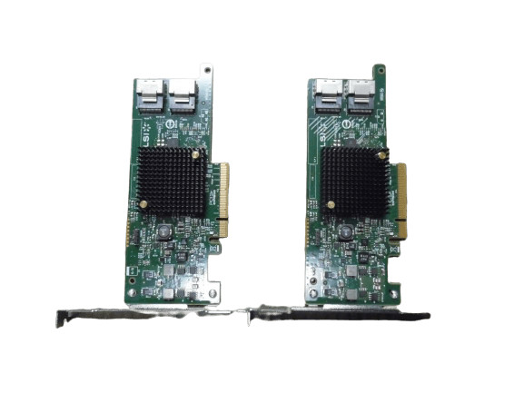 Lot of 2 LSI 9207-8i 6Gbps SAS PCIe 3.0 HBA Full Height IT-Mode