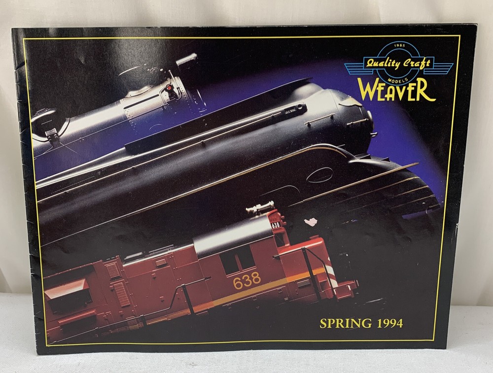 Quality Crafts Weaver Models Spring 1994 Brochure Trains