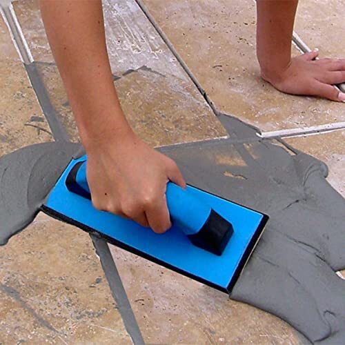4" X 9" Gum Rubber Grout Float With Softgrip Handle