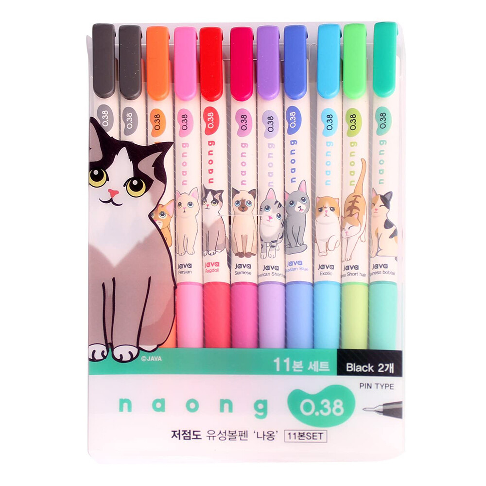Naong 11-Set Ballpoint Pens / Multicolor