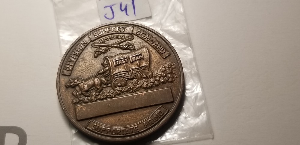 Great Britain Division Support Command 1st Cavalry Division Wagon Master Token.