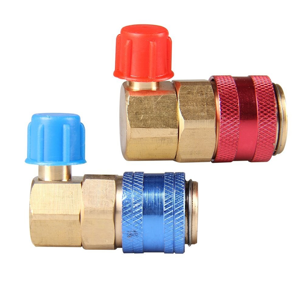 High &Low Conversion Quick Connector Adapter Fitting Coupler Auto Manifold Gauge